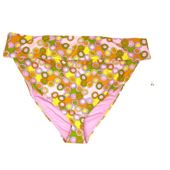 Show Me Your Mumu Bikini in Good Vibes Only Print Sz 3X Aruba Top DelRay Bottom - Picture 6 of 10